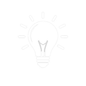 minimalist light bulb icon